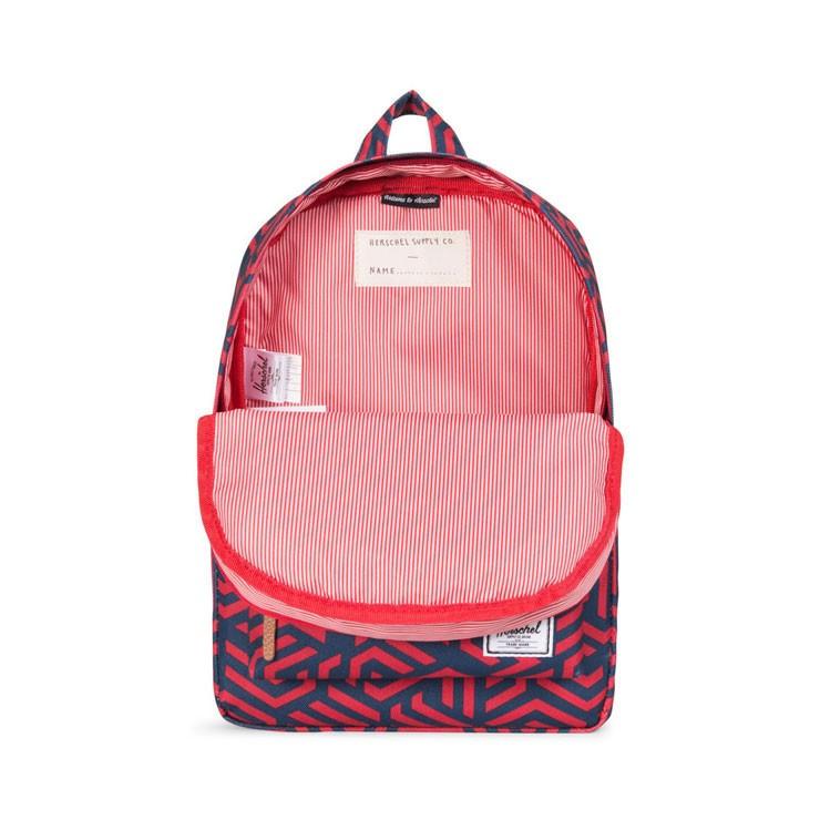 ハーシェル バッグ 正規販売店 Herschel Supply ハーシェルサプライ バッグ リュックサック HERITAGE KID BACKPACK 10073-01209-OS NAVY METRIC/RED RUBBER｜mixon｜07