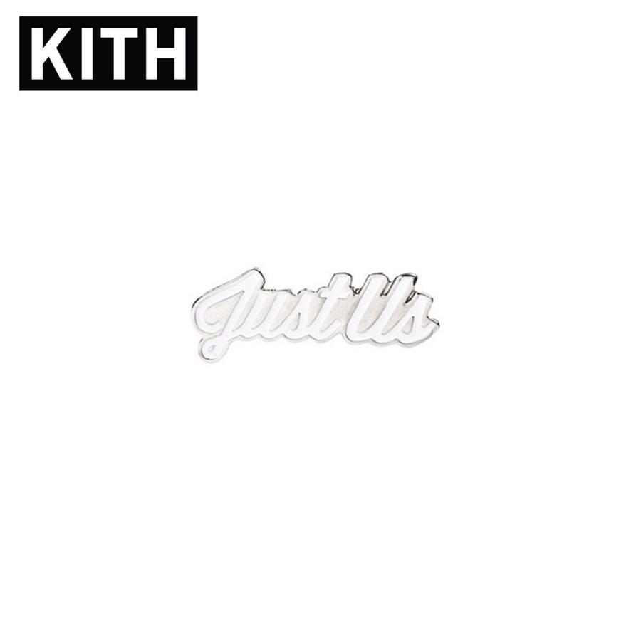 キス KITH 正規品 アクセサリー ピン Classics Just Us Pin - Silver
