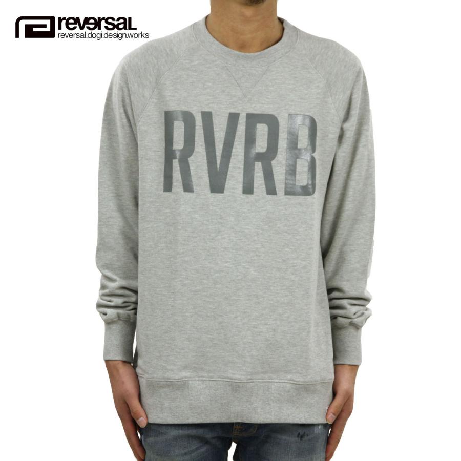 リバーサル スウェット メンズ 正規販売店 REVERSAL rvddw トレーナー RVRB SWEAT CREW NECK rvsf16aw005 SURF GRAY D00S20