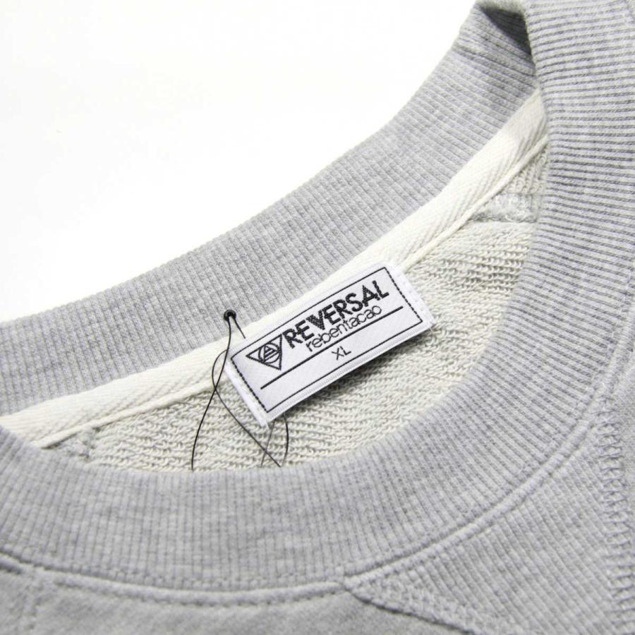 リバーサル スウェット メンズ 正規販売店 REVERSAL rvddw トレーナー RVRB SWEAT CREW NECK rvsf16aw005 SURF GRAY D00S20_5