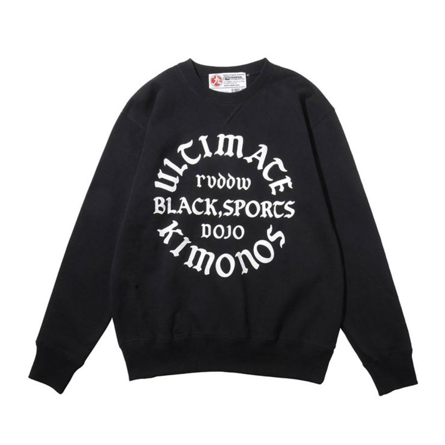 リバーサル スウェット メンズ 正規販売店 REVERSAL rvddw トレーナー ULTIMATE KIMONOS CREW SWEAT rvap16aw006 APPAREL BLACK D00S20_1