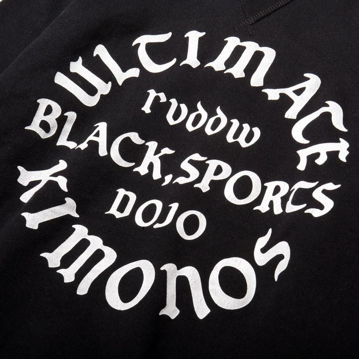 リバーサル スウェット メンズ 正規販売店 REVERSAL rvddw トレーナー ULTIMATE KIMONOS CREW SWEAT rvap16aw006 APPAREL BLACK D00S20_4