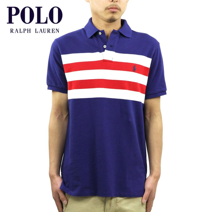 新品　Polo Ralph Laurenポロシャツストライプビックポニー POLO RALPH LAUREN（ポロ・ラルフローレン） 【ストアポイント10倍 4
