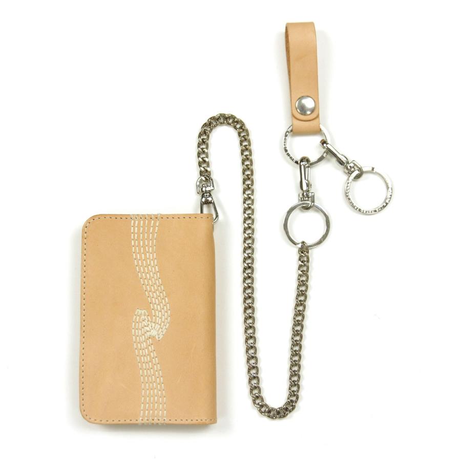 ヌーディージーンズ Nudie Jeans 正規販売店 メンズ 財布 ALFREDSSON CHAIN WALLET NATURAL B12 180647 | Nudie Jeans | 01