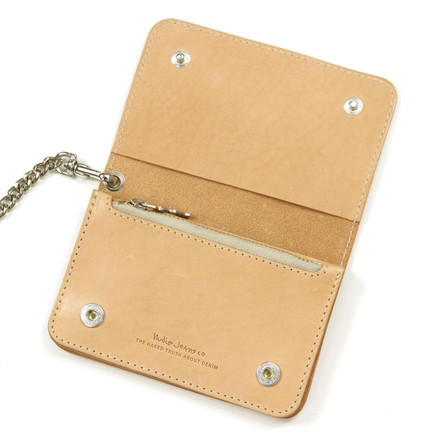ヌーディージーンズ Nudie Jeans 正規販売店 メンズ 財布 ALFREDSSON CHAIN WALLET NATURAL B12 180647 | Nudie Jeans | 04