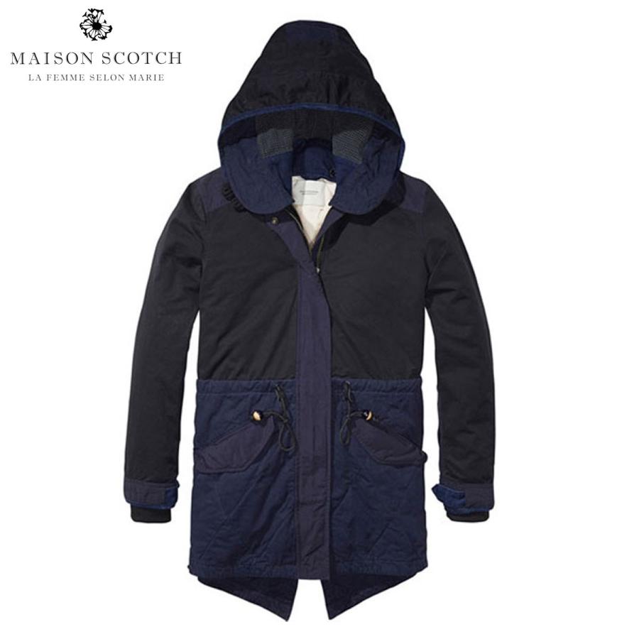 20%OFFセール 【販売期間 12/13 0:00〜12/19 9:59】 メゾンスコッチ MAISON SCOTCH 正規販売店 レディース アウターコート Winter parka with subtle color blocking, detachable hood and lining. 100173 57 D00S20 クリスマス プレゼント ラッピング MAISON SCOTCH（メゾンスコッチ） 20%OFFクーポンセール 【利用期間 12