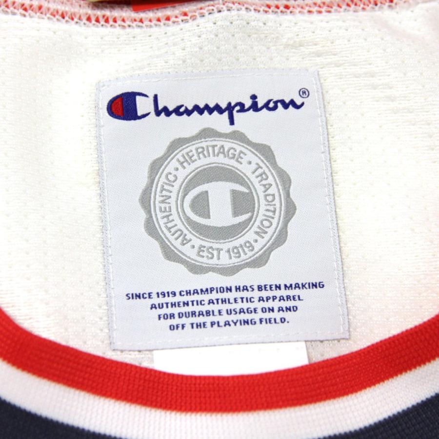 チャンピオン タンクトップ メンズ 正規品 CHAMPION TANK TOP T8831P City Mesh Jersey 0G6-WHITE/TEAMREDSCARLET | Champion | 08