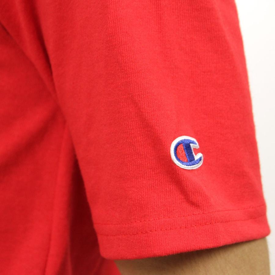【ボーナスストア 誰でも+5% 5/9 0:00〜5/11 23:59】 チャンピオン Tシャツ 正規品 CHAMPION 半袖Tシャツ CREW TEE T1919P Heritage Tee W3J-TEAMREDSCARLE | Champion | 04