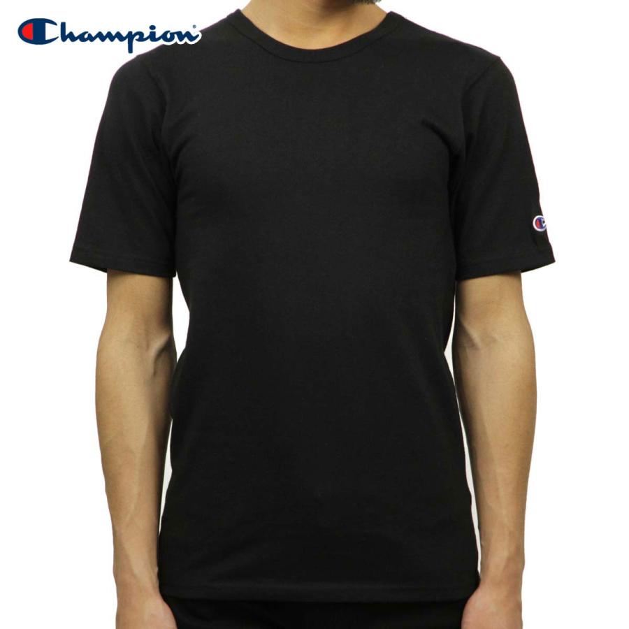 チャンピオン Tシャツ 正規品 CHAMPION 半袖Tシャツ CREW TEE T1919 Heritage Tee 003-BLACK | Champion