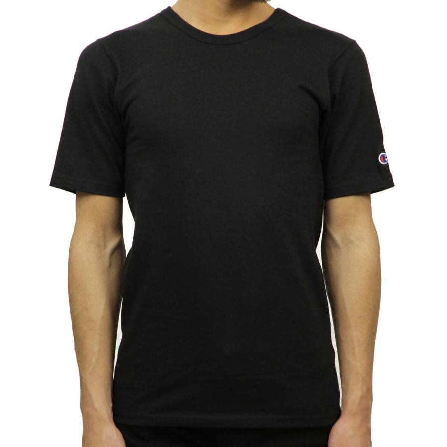 チャンピオン Tシャツ 正規品 CHAMPION 半袖Tシャツ CREW TEE T1919 Heritage Tee 003-BLACK | Champion | 01