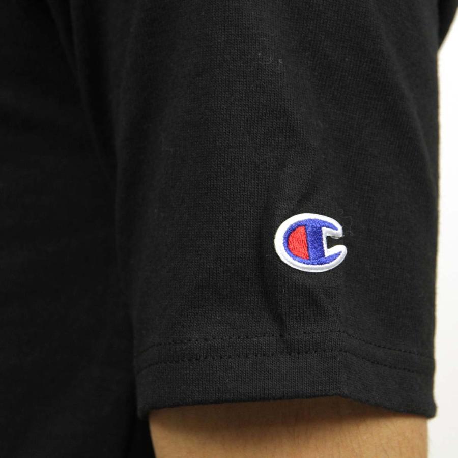 チャンピオン Tシャツ 正規品 CHAMPION 半袖Tシャツ CREW TEE T1919 Heritage Tee 003-BLACK | Champion | 06