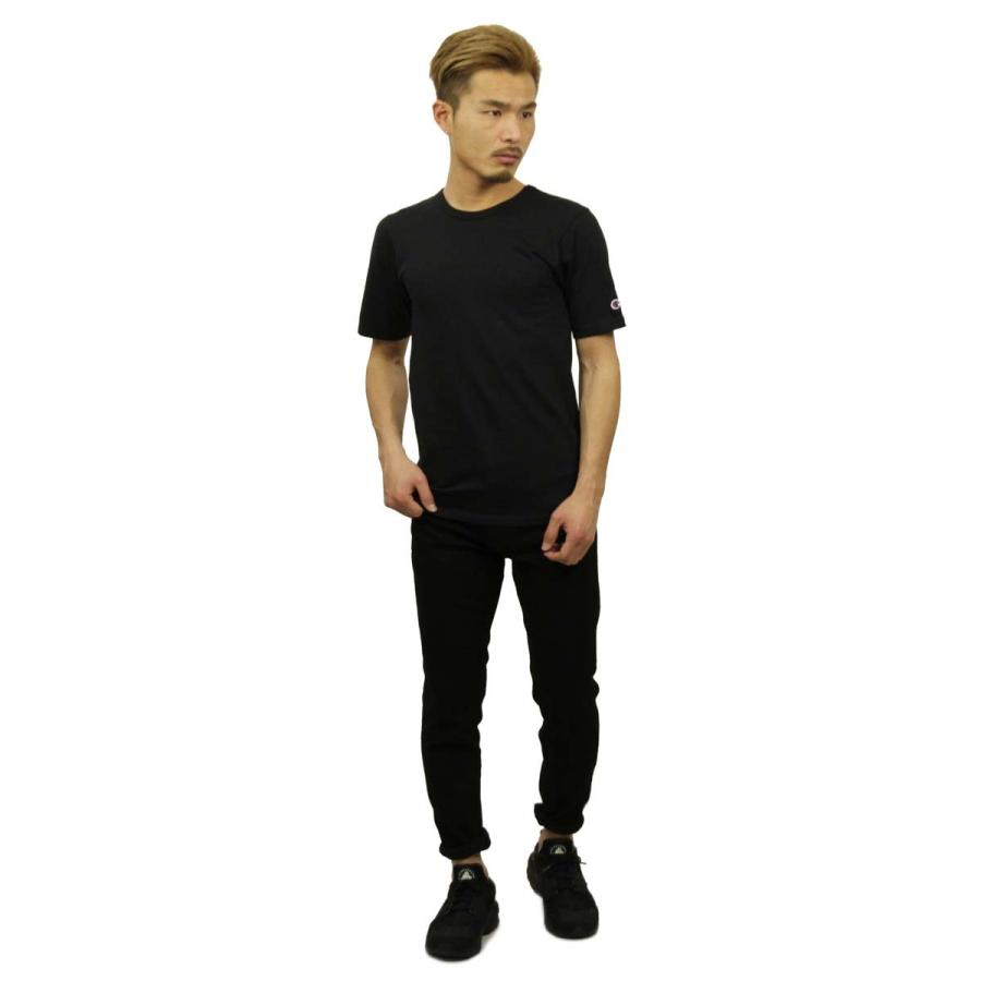 チャンピオン Tシャツ 正規品 CHAMPION 半袖Tシャツ CREW TEE T1919 Heritage Tee 003-BLACK | Champion | 08