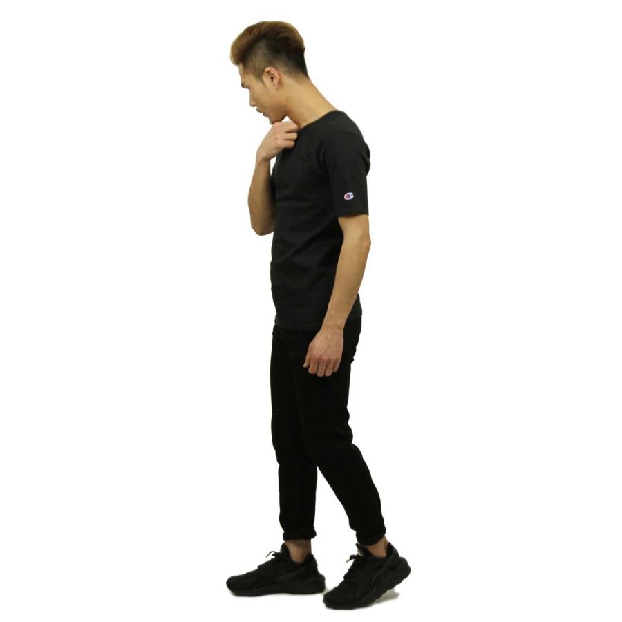 チャンピオン Tシャツ 正規品 CHAMPION 半袖Tシャツ CREW TEE T1919 Heritage Tee 003-BLACK | Champion | 09