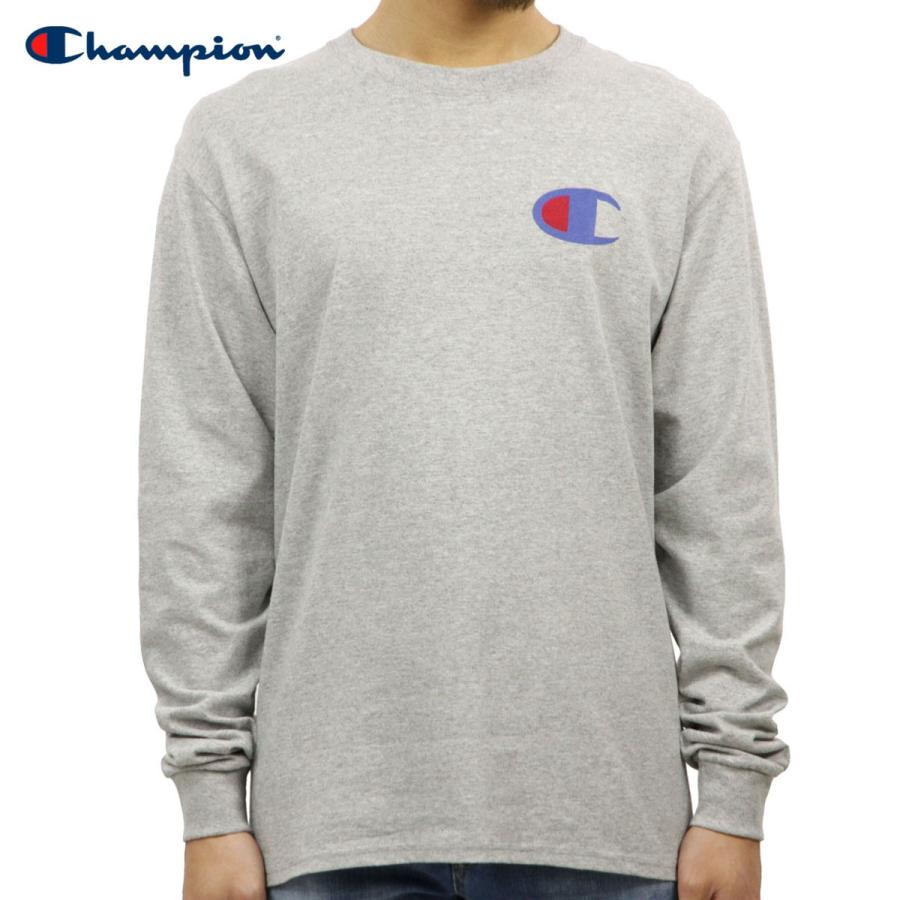 チャンピオン ロンT メンズ 正規品 CHAMPION 長袖Tシャツ L/S TEE T2229P Cotton Long Sleeve Tee 806-OXFORDGREY #549506 PATRIOTIC C LS D00S20 | Champion