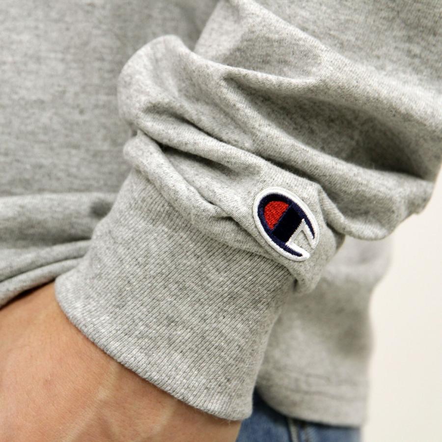 チャンピオン ロンT メンズ 正規品 CHAMPION 長袖Tシャツ L/S TEE T2229P Cotton Long Sleeve Tee 806-OXFORDGREY #549506 PATRIOTIC C LS D00S20 | Champion | 04