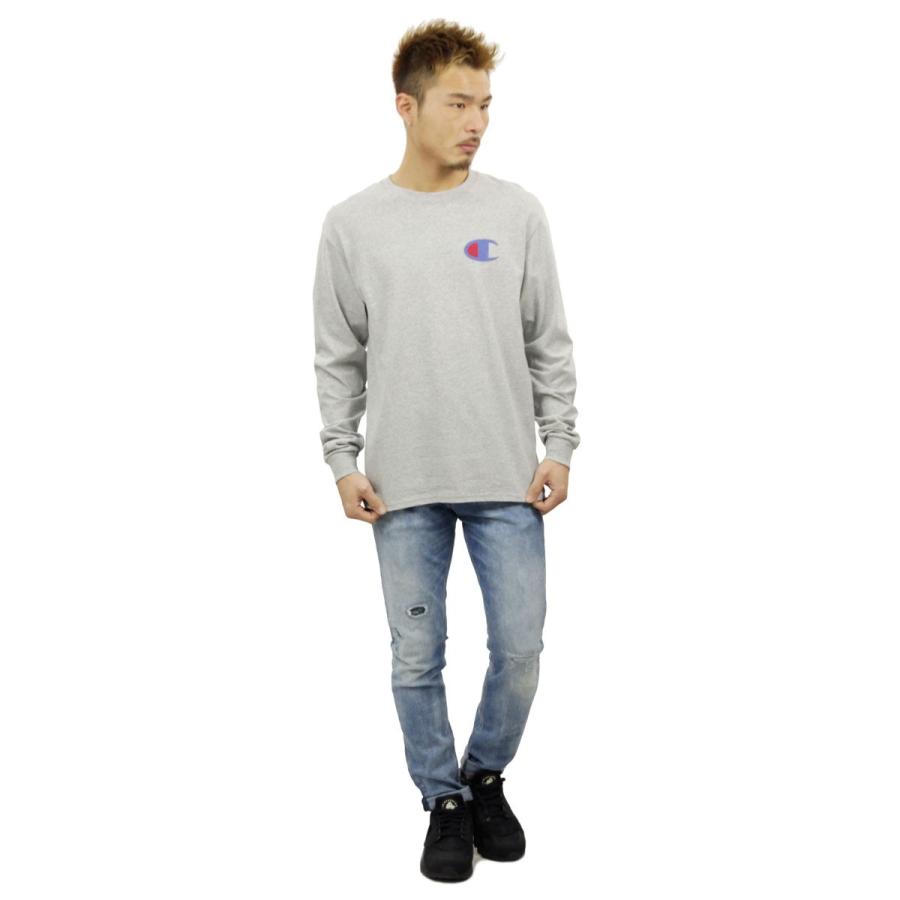 チャンピオン ロンT メンズ 正規品 CHAMPION 長袖Tシャツ L/S TEE T2229P Cotton Long Sleeve Tee 806-OXFORDGREY #549506 PATRIOTIC C LS D00S20 | Champion | 08