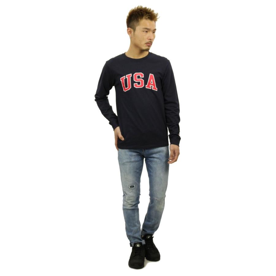 【ストアポイント10倍 5/9 0:00〜5/11 23:59】 チャンピオン ロンT メンズ 正規品 CHAMPION 長袖Tシャツ L/S TEE T2229P Cotton Long Sleeve Tee 031-NAVY | Champion | 08