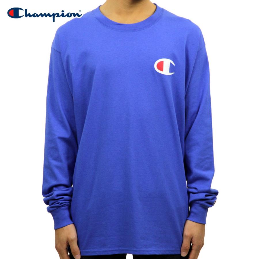チャンピオン ロンT メンズ 正規品 CHAMPION 長袖Tシャツ L/S TEE T2229P Cotton Long Sleeve Tee GUX-SURFTHEWEB #549506 PATRIOTIC C LS D00S20 | Champion