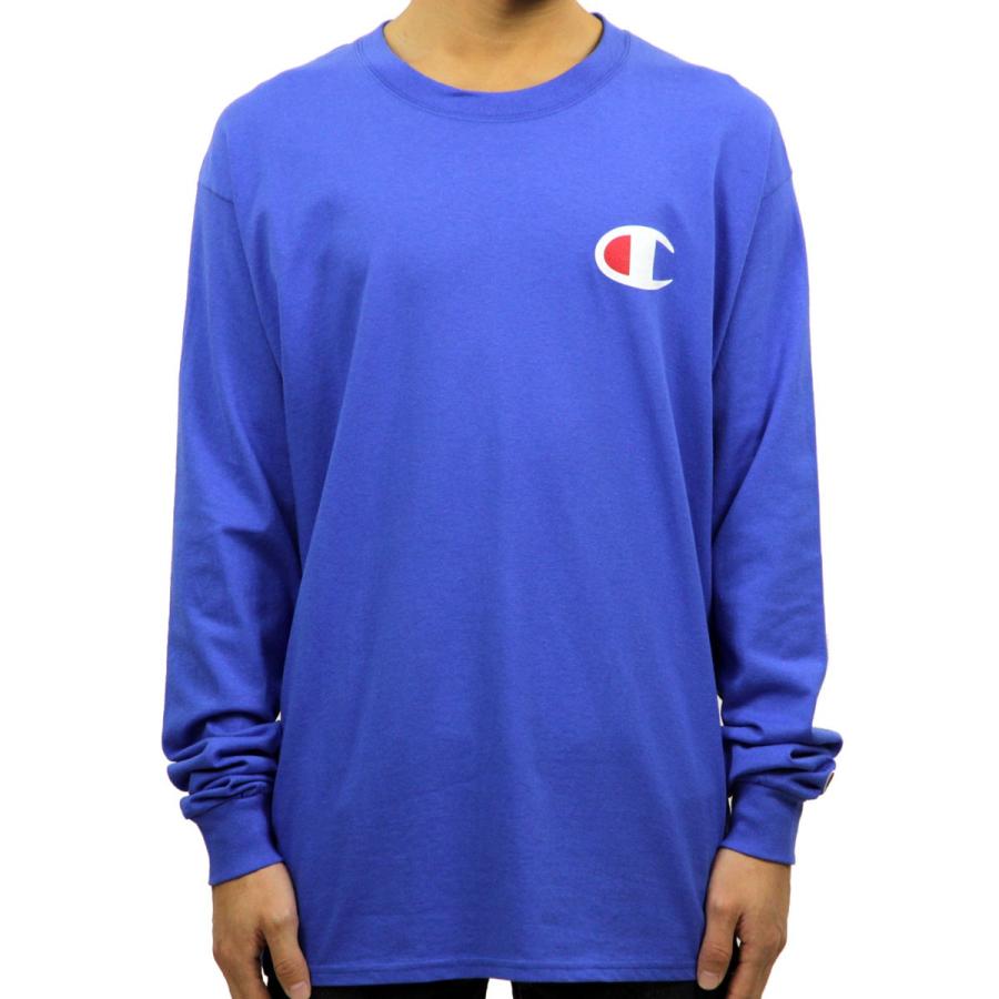 チャンピオン ロンT メンズ 正規品 CHAMPION 長袖Tシャツ L/S TEE T2229P Cotton Long Sleeve Tee GUX-SURFTHEWEB #549506 PATRIOTIC C LS D00S20 | Champion | 01