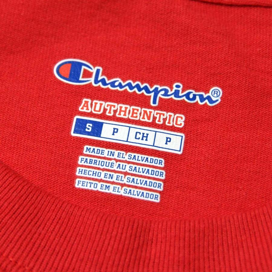 チャンピオン ロンT メンズ 正規品 CHAMPION 長袖Tシャツ L/S TEE T2229P Cotton Long Sleeve Tee W3J-RED #549593 USA Arch LS D00S15 | Champion | 07