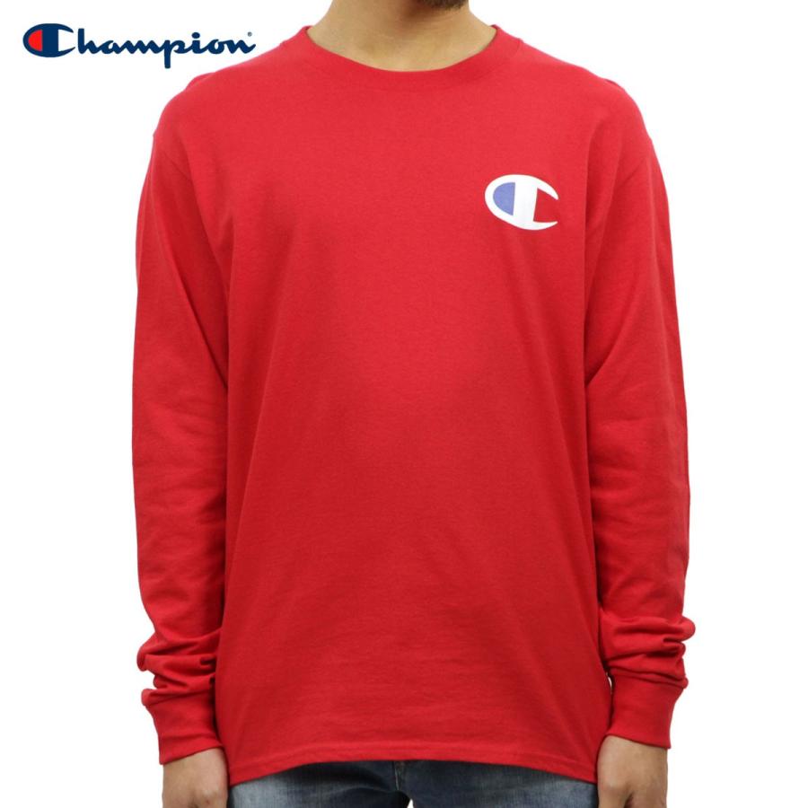 【ボーナスストア 誰でも+5% 5/17 0:00〜5/17 23:59】 チャンピオン ロンT メンズ 正規品 CHAMPION 長袖Tシャツ L/S TEE T2229P Cotton Long Sleeve Tee W3 | Champion