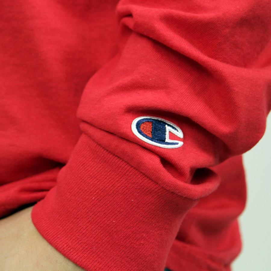 【ボーナスストア 誰でも+5% 5/17 0:00〜5/17 23:59】 チャンピオン ロンT メンズ 正規品 CHAMPION 長袖Tシャツ L/S TEE T2229P Cotton Long Sleeve Tee W3 | Champion | 04