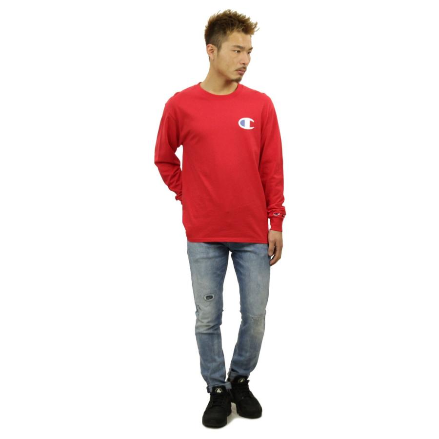 【ボーナスストア 誰でも+5% 5/17 0:00〜5/17 23:59】 チャンピオン ロンT メンズ 正規品 CHAMPION 長袖Tシャツ L/S TEE T2229P Cotton Long Sleeve Tee W3 | Champion | 08
