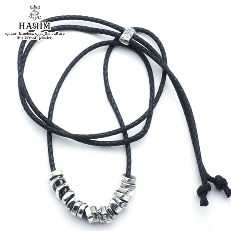 ハリム HARIM ネックレス ROCK BEADS CODE NECK W SV HRP117 SVC SILVER 925 OXIDIZED BLACK 父の日 プレゼント ラッピング