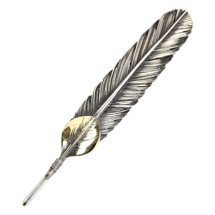 【ボーナスストア 誰でも+5% 4/15 0:00〜4/15 23:59】 ハリム HARIM ペンダントトップ（チェーン別売り） HARIM FEATHER CENTER L HRT001 WH/OX SILVER 925 | HARIM | 01