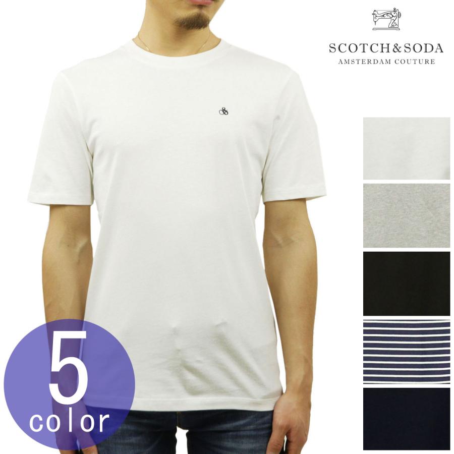スコッチアンドソーダ Tシャツ メンズ 正規販売店 SCOTCH＆SODA 半袖Tシャツ クルーネック コットン BASIC ORGAN クリスマス プレゼント ラッピング SCOTCH＆SODA（スコッチアンドソーダ） Tシャツ メンズ 正規販売店