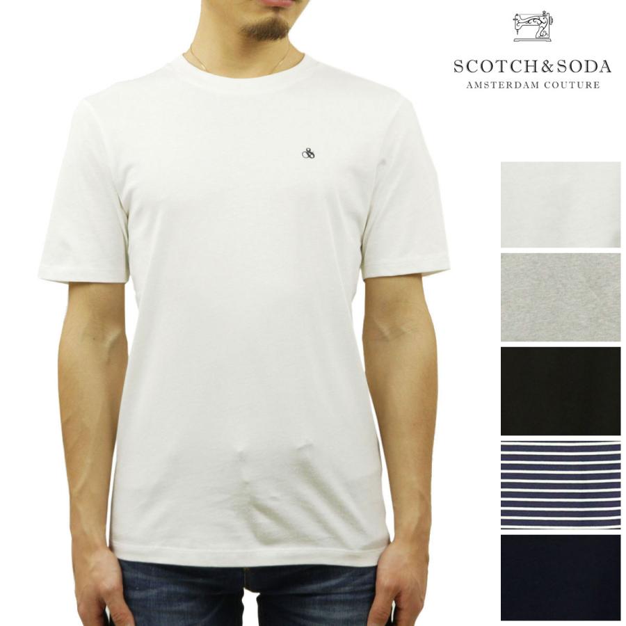 スコッチアンドソーダ Tシャツ メンズ 正規販売店 SCOTCH＆SODA 半袖Tシャツ クルーネック コットン BASIC ORGAN クリスマス プレゼント ラッピング SCOTCH＆SODA（スコッチアンドソーダ） Tシャツ メンズ 正規販売店