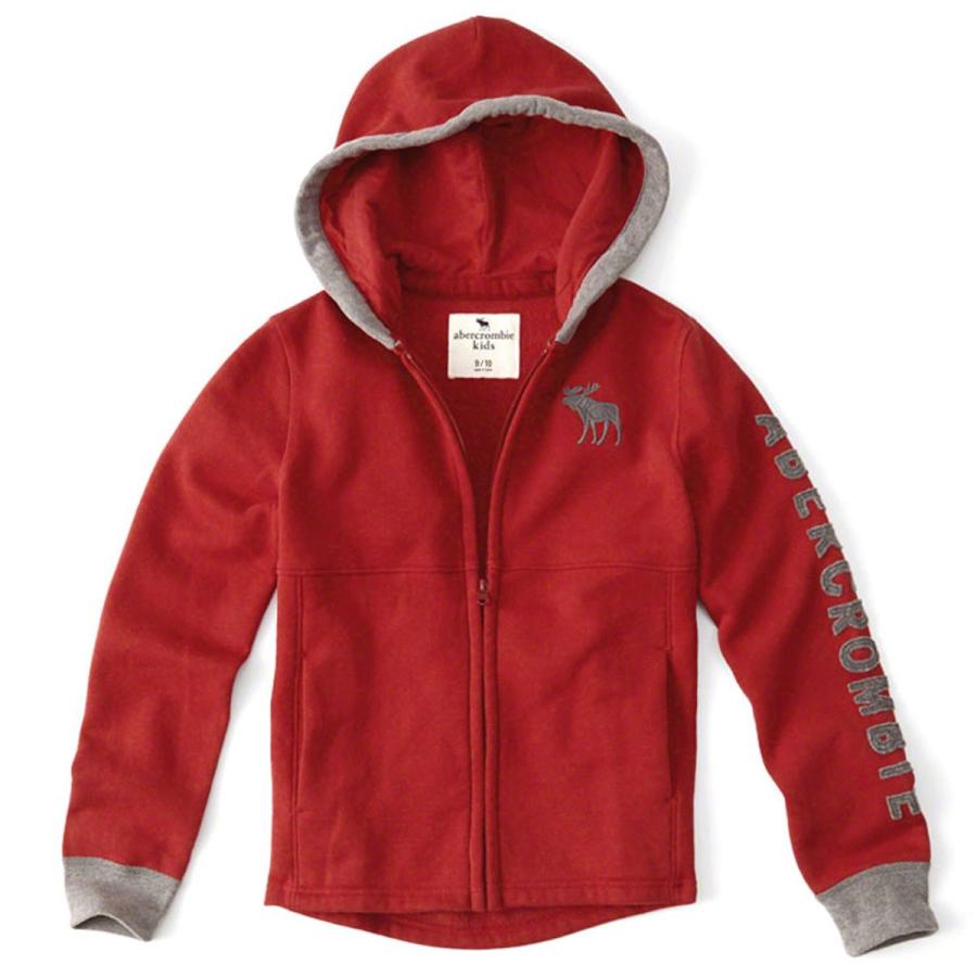【ストアポイント10倍 4/22 0:00〜4/23 23:59】 アバクロ パーカー キッズ AbercrombieKids 正規品 子供服 ボーイズ logo full zip hoodの画像