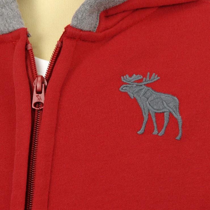 【ストアポイント10倍 4/22 0:00〜4/23 23:59】 アバクロ パーカー キッズ AbercrombieKids 正規品 子供服 ボーイズ logo full zip hoodの画像