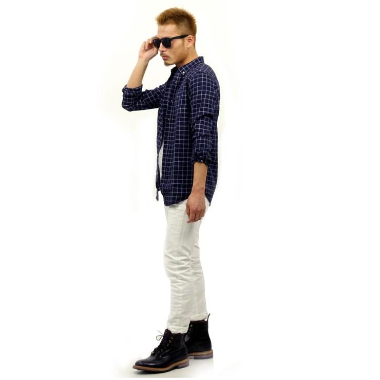ヌーディージーンズ メンズ Nudie Jeans ジーンズ 正規販売店 BRUTE KNUT PITCH WHITE 745 1124180 父の日 プレゼント ラッピングの画像
