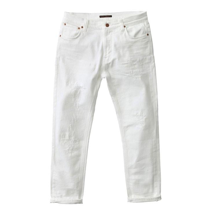 ヌーディージーンズ メンズ Nudie Jeans ジーンズ 正規販売店 BRUTE KNUT PITCH WHITE 745 1124180 父の日 プレゼント ラッピングの画像