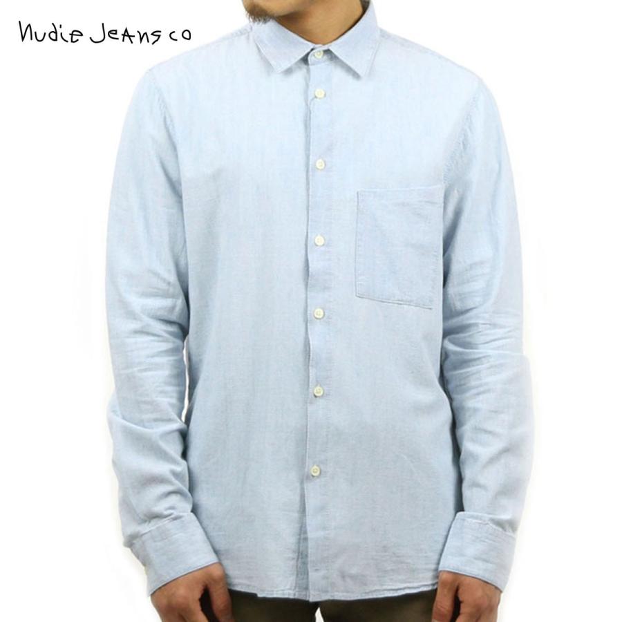 ヌーディージーンズ シャツ メンズ Nudie Jeans 正規販売店 長袖 STANLEY SHIRT DENIM B26 140471 | Nudie Jeans