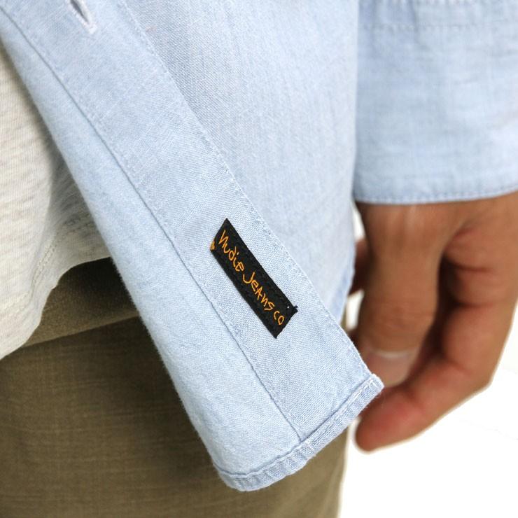 ヌーディージーンズ シャツ メンズ Nudie Jeans 正規販売店 長袖 STANLEY SHIRT DENIM B26 140471 | Nudie Jeans | 07