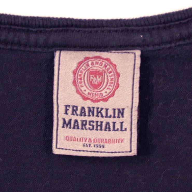 10%OFFクーポンセール 【利用期間 4/27 0:00〜4/29 23:59】 フランクリンマーシャル Tシャツ メンズ FRANKLIN＆MARSHALL 正規販売店 半袖 V-NECK TEE NAVY｜mixon｜08