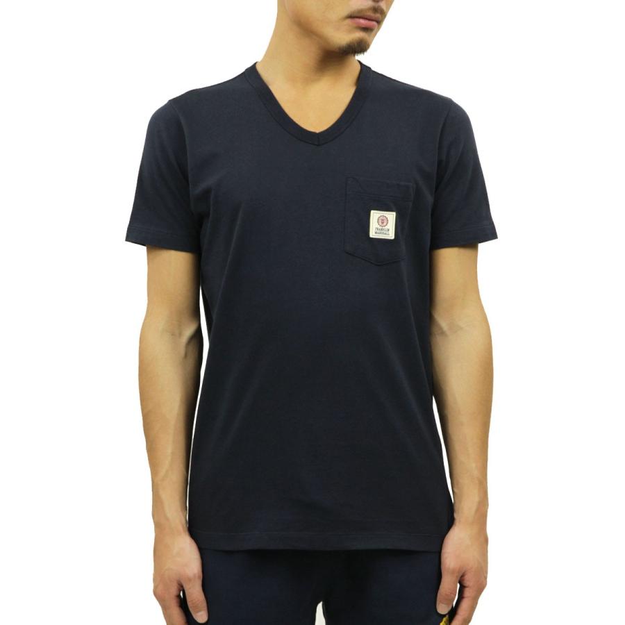 フランクリン マーシャル Tシャツ 正規販売店 FRANKLIN＆MARSHALL 半袖Tシャツ VネックTシャツ V-NECK POCKET TEE NAVY TSMF194AN 4016 0167｜mixon｜02