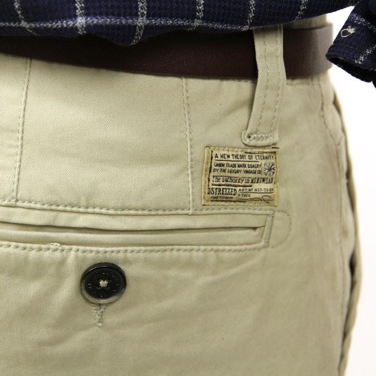 ディストレス チノパン メンズ 正規販売店 DSTREZZED ボトムス STRETCH TWILL CHINO PANTS WITH BELT SAND CAMO 501146 51_6