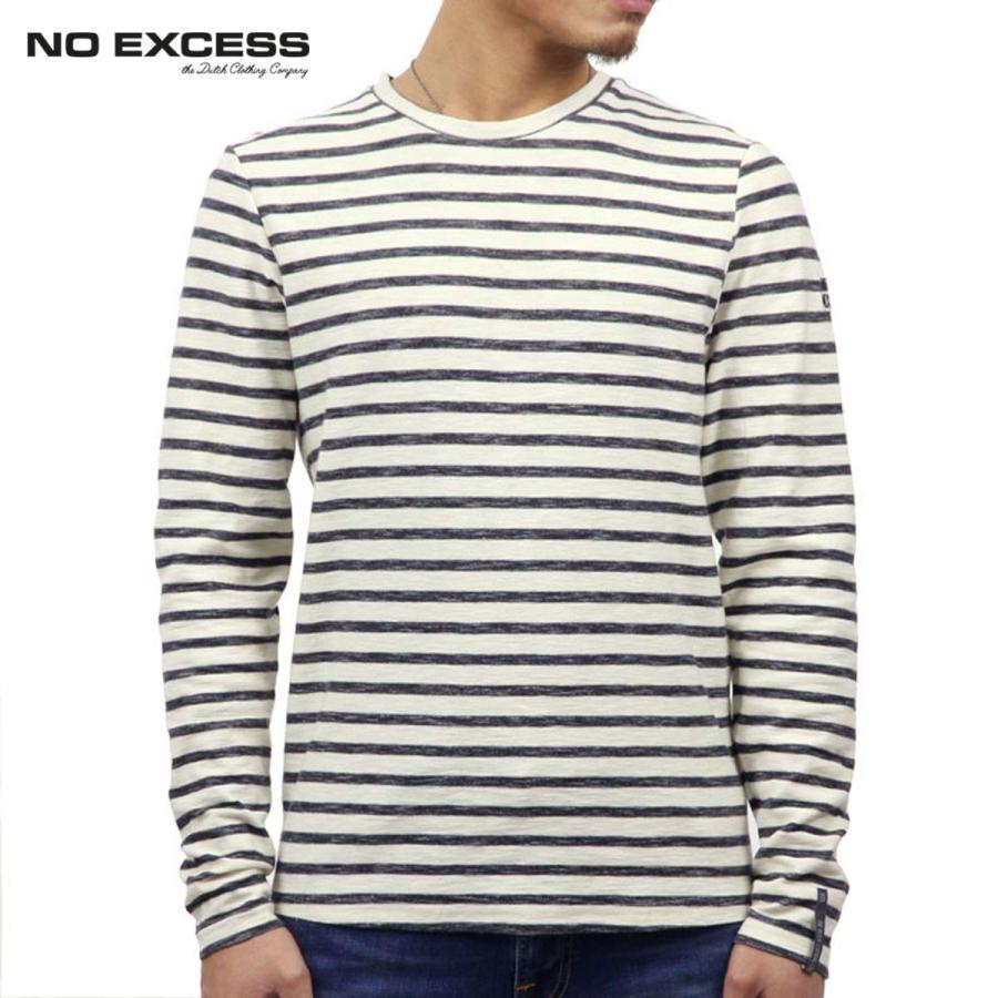 ノーエクセス ロンT メンズ 正規販売店 NO EXCESS 長袖Tシャツ LONG SLEEVE STRIPE TEE BLACK 160103 020 D00S15 クリスマス プレゼント ラッピング NO EXCESS（ノーエクセス） ロンT メンズ 正規販売店 長袖Tシャツ LONG