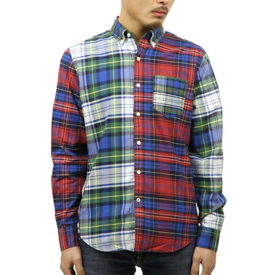 【ボーナスストア 誰でも+5% 4/15 0:00〜4/15 23:59】 アメリカンイーグル シャツ メンズ 正規品 AMERICAN EAGLE 長袖シャツ ボタンダウンシャツ AEO PATCH | American Eagle | 01