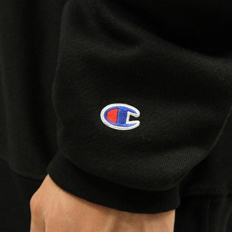 チャンピオン CHAMPION 正規品 メンズ リバースウィーブ スウェット REVERSE WEAVE HEAVYWEIGHT 12oz CREW SWEAT GF70 BLACK｜mixon｜07