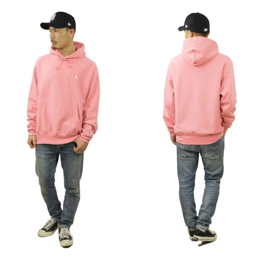 Champion(チャンピオン)リバースウィーブ プルオーバーパーカー ピンク Champion(チャンピオン)】 12oz REVERSE WEAVE PULLOVER HOODIE