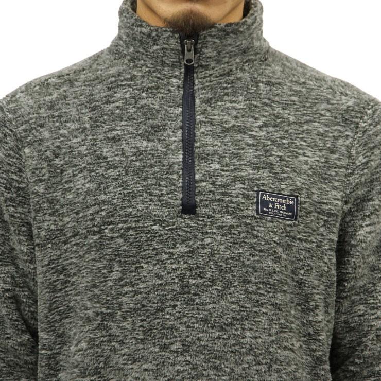 アバクロ スウェット メンズ 正規品 Abercrombie＆Fitch アウター フリース ジャケット TRAIL FLEECE HALF-ZIP PULLOVER 122-231-0534-122 クリスマス プレゼント ラッピング Abercrombie&Fitch（アバクロンビー&フィッチ） アバクロ スウェット