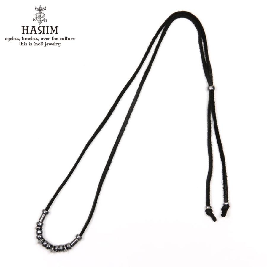 ハリム HARIM ネックレス DEER CORD NECKLACE ＆ AMERICAN SILVER BEADS HRDC001 OX | HARIM