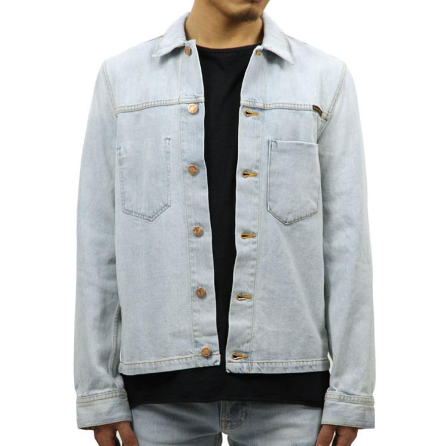 ヌーディージーンズ ジャケット メンズ 正規販売店 Nudie Jeans アウター デニムジャケット RONNY DENIM JACKET CRISPY OCEAN DENIM 160498 5018 B26 | Nudie Jeans | 01