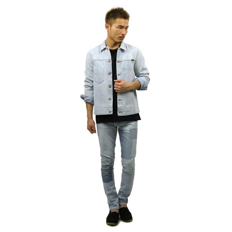 ヌーディージーンズ ジャケット メンズ 正規販売店 Nudie Jeans アウター デニムジャケット RONNY DENIM JACKET CRISPY OCEAN DENIM 160498 5018 B26 | Nudie Jeans | 09
