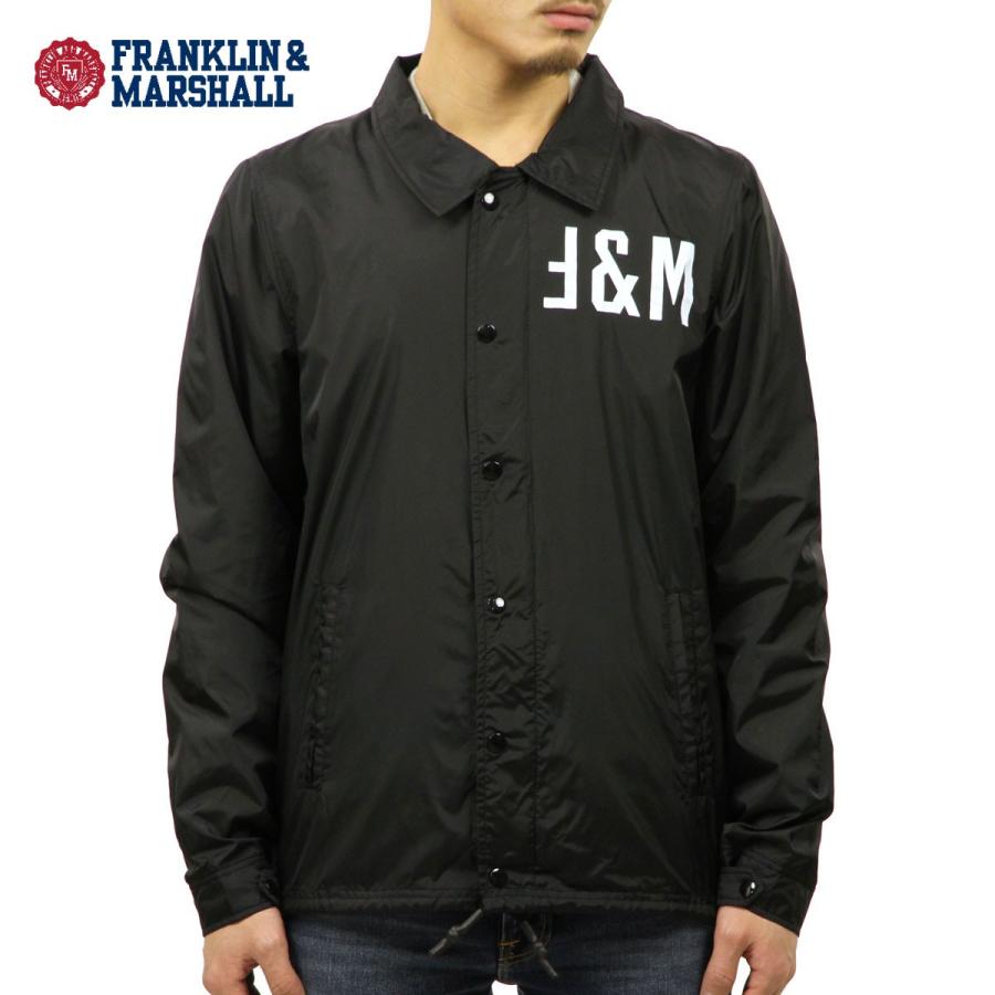 即発送可能 フランクリンマーシャル アウター メンズ Franklin Marshall 正規販売店 Coach Jacket Jkmf055an 5006 06 Black Shadow セール Gestion Etechnologies Shop