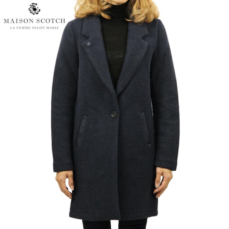 20%OFFセール 【販売期間 12/13 0:00〜12/19 9:59】 メゾンスコッチ MAISON SCOTCH 正規販売店 レディース コート BONDED WOOL COAT 138354 0788 41100 DENIM B クリスマス プレゼント ラッピング MAISON SCOTCH（メゾンスコッチ） 正規販売店 レディース コート